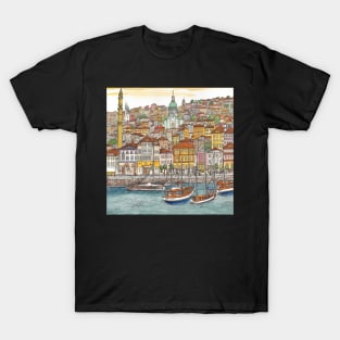 Istanbul city drawing T-Shirt